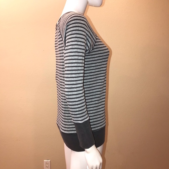 Victoria’s Secret Striped Pajama Top Long Jane - Picture 7 of 14